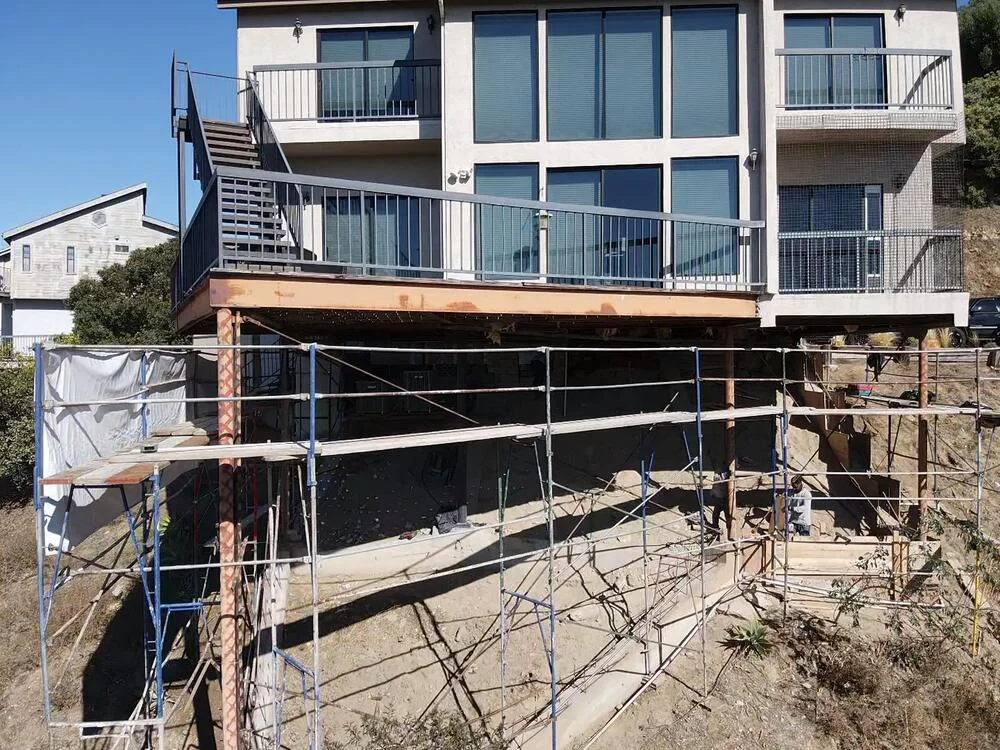 elevated pilings or stillts foundation repair city state