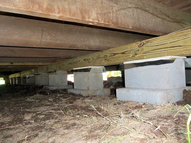 pier and beam or block and base foundation repair city state