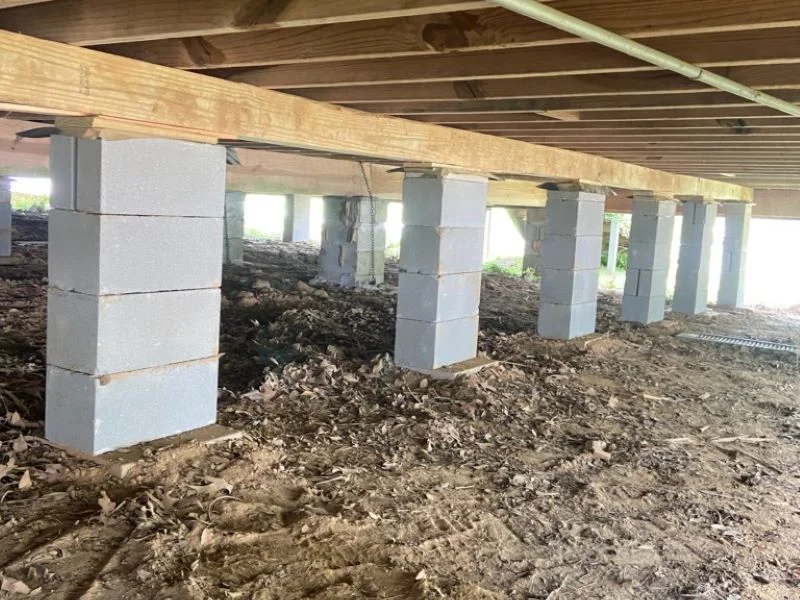 pier and beam or block and base foundation repair city state